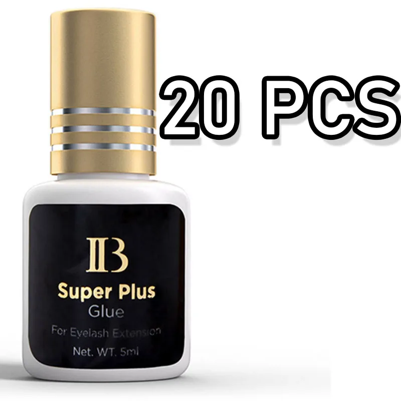 20 бутылок оригинальный клей IB IBeauty Super Plus для наращивания ресниц 5 мл корейский
