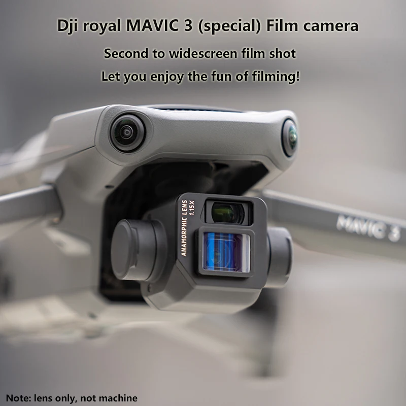 Купи DJI Mavic 3 aerial drones wide-angle lens and film camera Lens Anamorphic Lens 1.15X for Mavic3 Cinematic Widescreen Lens за 2,587 рублей в магазине AliExpress