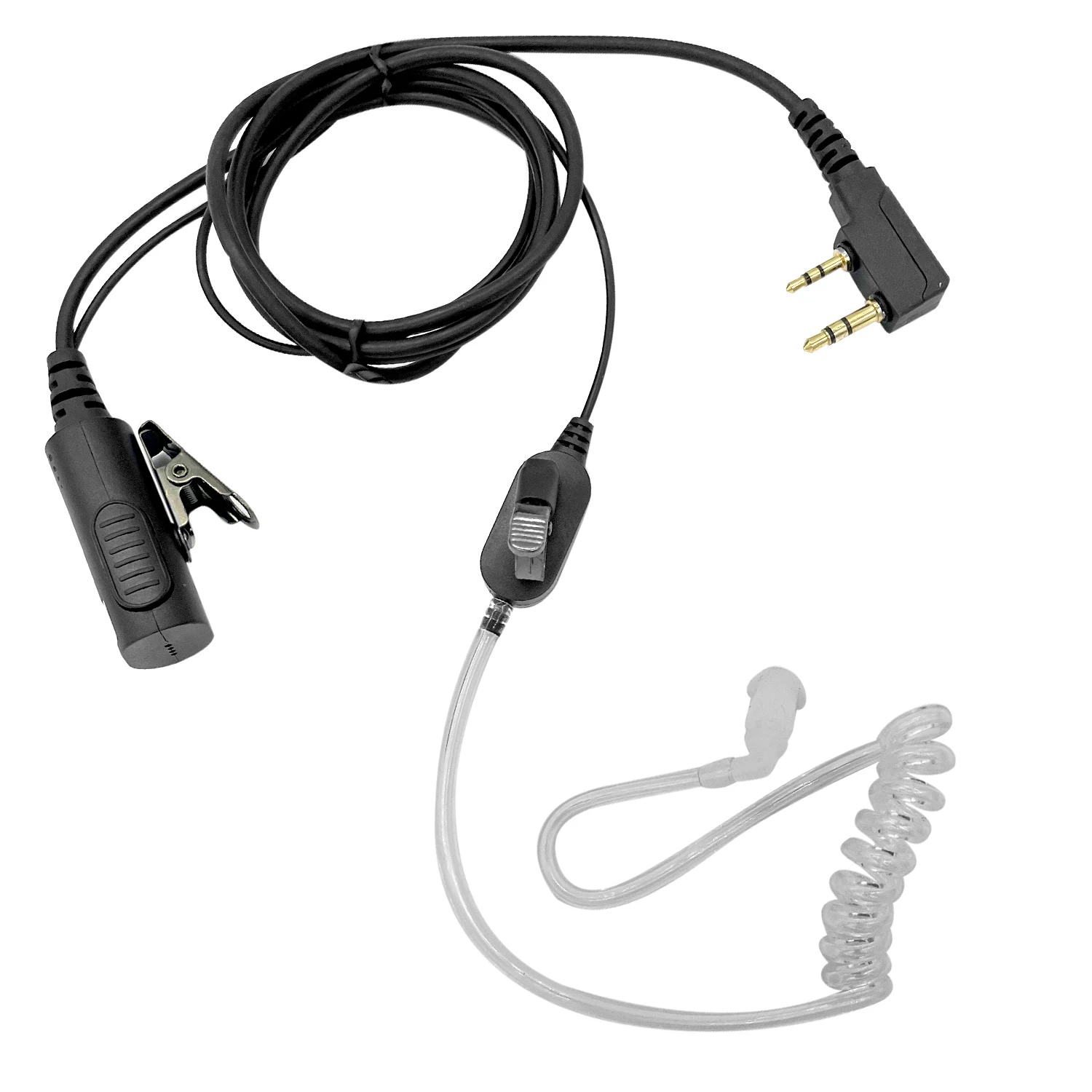 Earpiece Walkie talkie headset microphone headset Compatible with the following Models for Kenwood/Baofeng Two Way Radio
