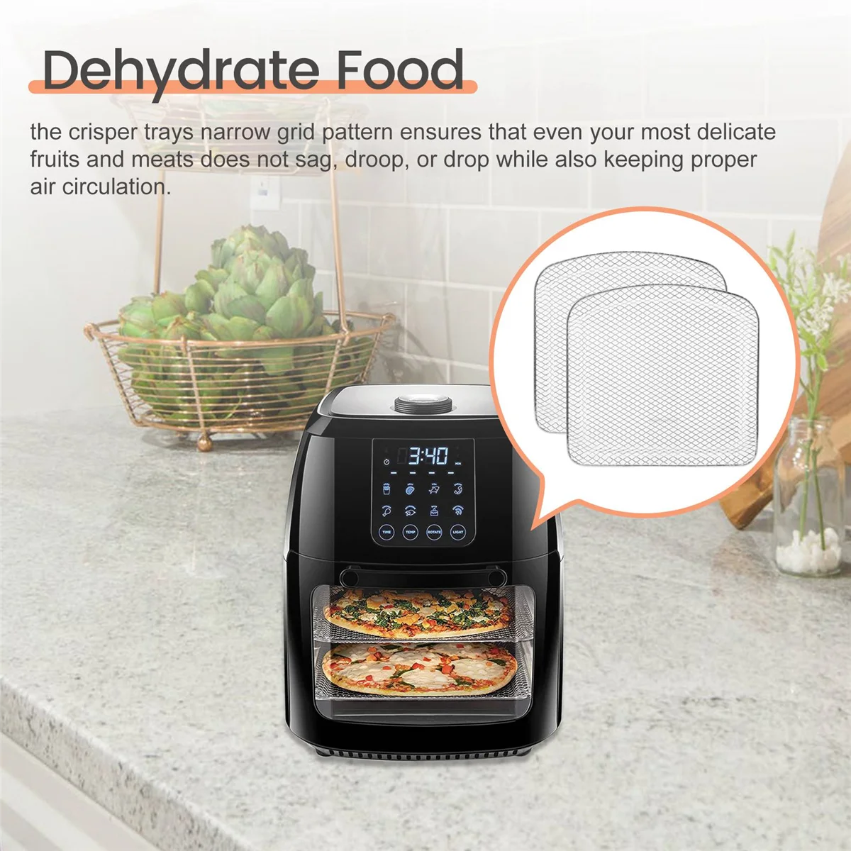 Аксессуары для фритюрниц стойки с воздушным потоком 6QT Chefman Aria и духовки Ultrean