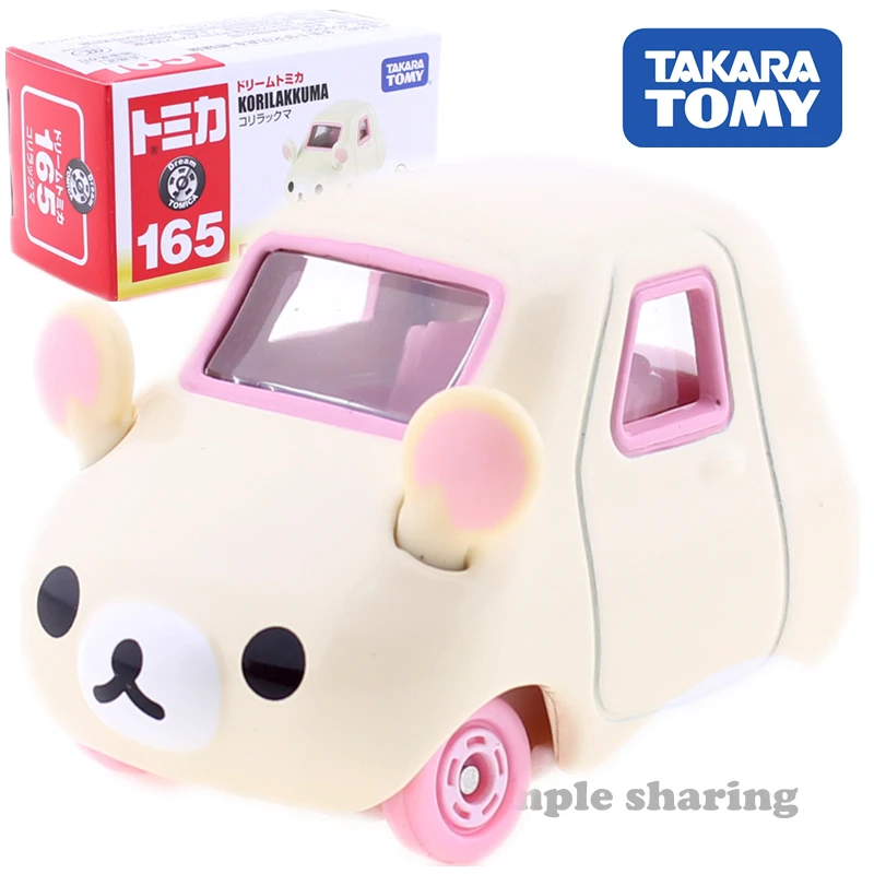 

Модель автомобиля TOMICA DREAM 165, светлый Медведь RILAKKUMA TAKARA TOMY, литая металлическая модель автомобиля, новая коллекция, подарок, детские игрушки