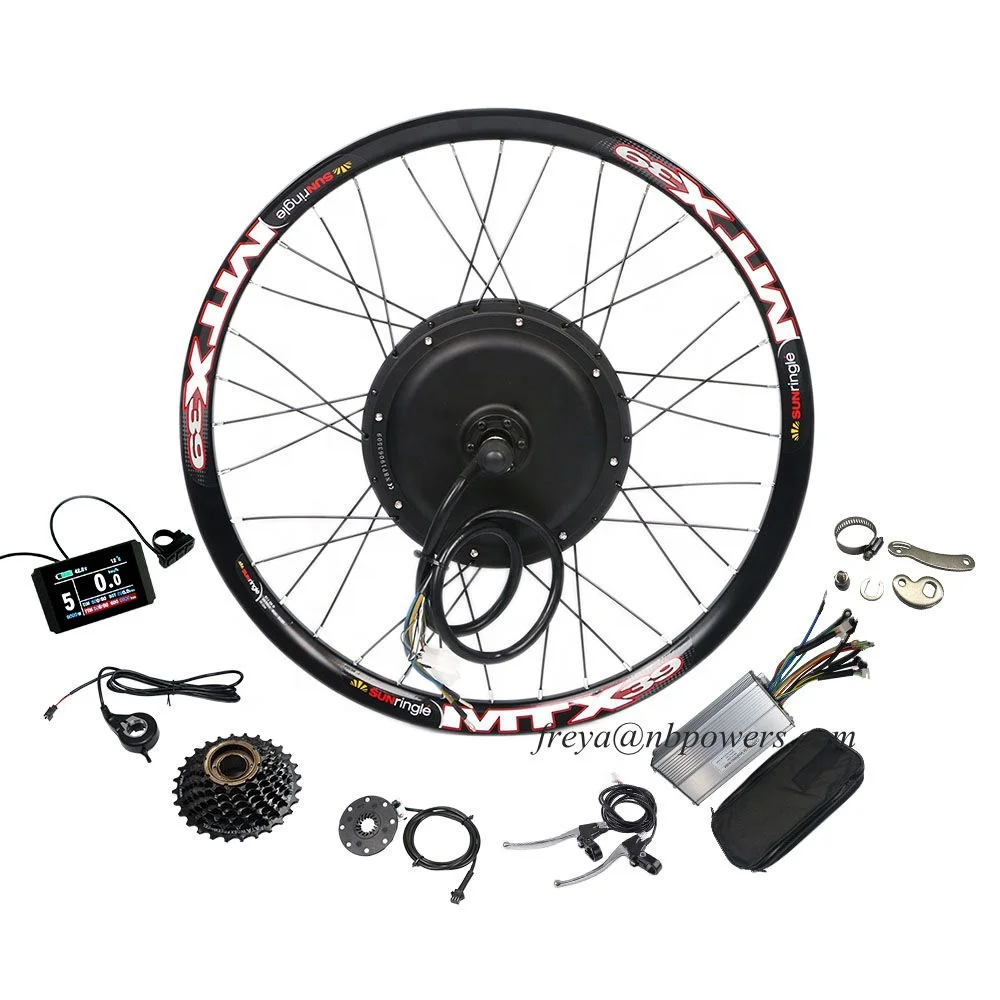 

UK warehouse free shipping 48V/52V2000W MTX ebike brushless hub motor electric bike conversion kit 26",27.5",29"