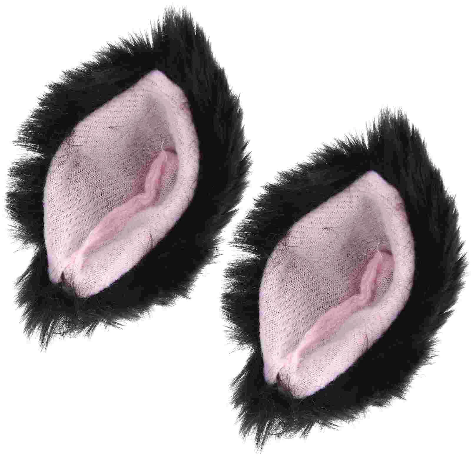 

Cat Ear Ornaments Decoration Earsaccessories Decor Beautiful Animal Adornment Sticky Adhesive Covers Kitten Fashionable