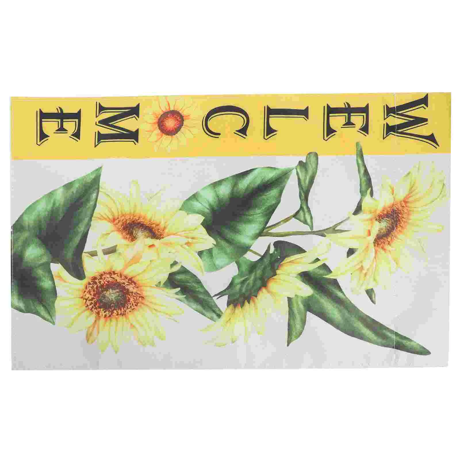 

Flag Garden Summer Flags Yard Banner Decorative Burlap House Party Beach Double Sided Hanging Vertical Welcome Pool Sunflowers