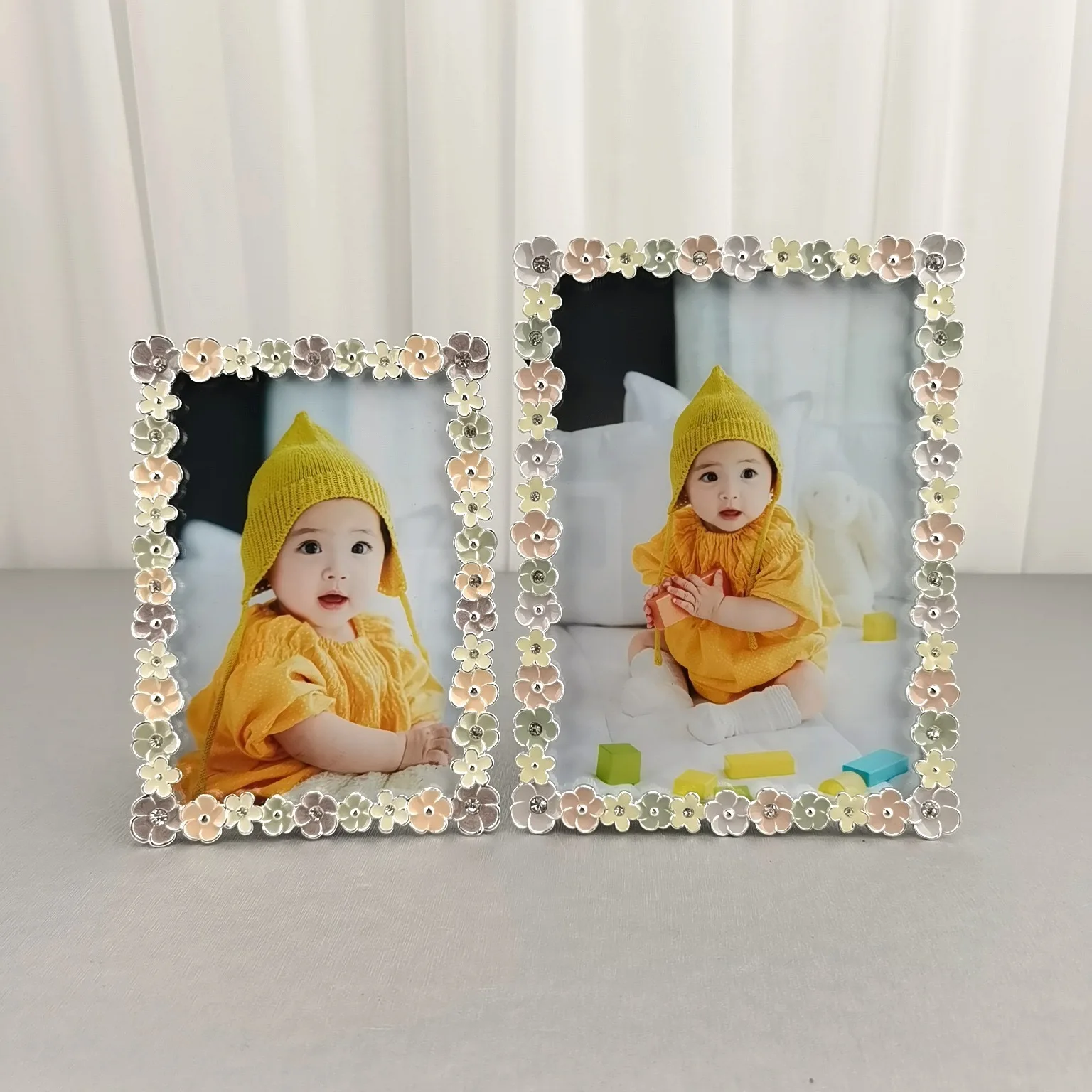 Европейская мода простая металлическая рамка для фотографий Свадебная