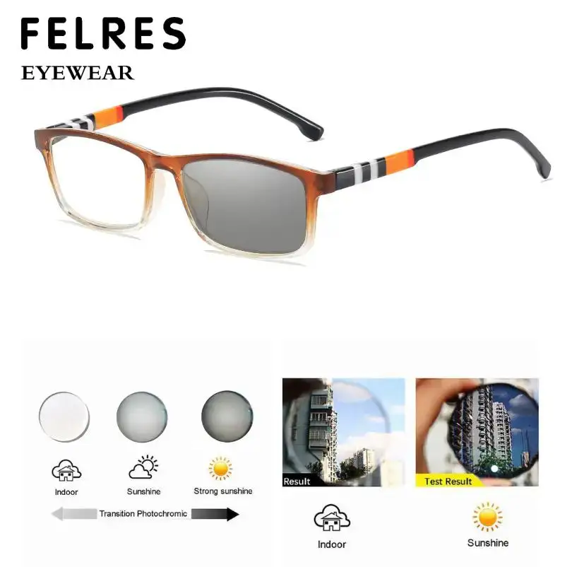 Фотохромные очки для чтения мужчин и женщин