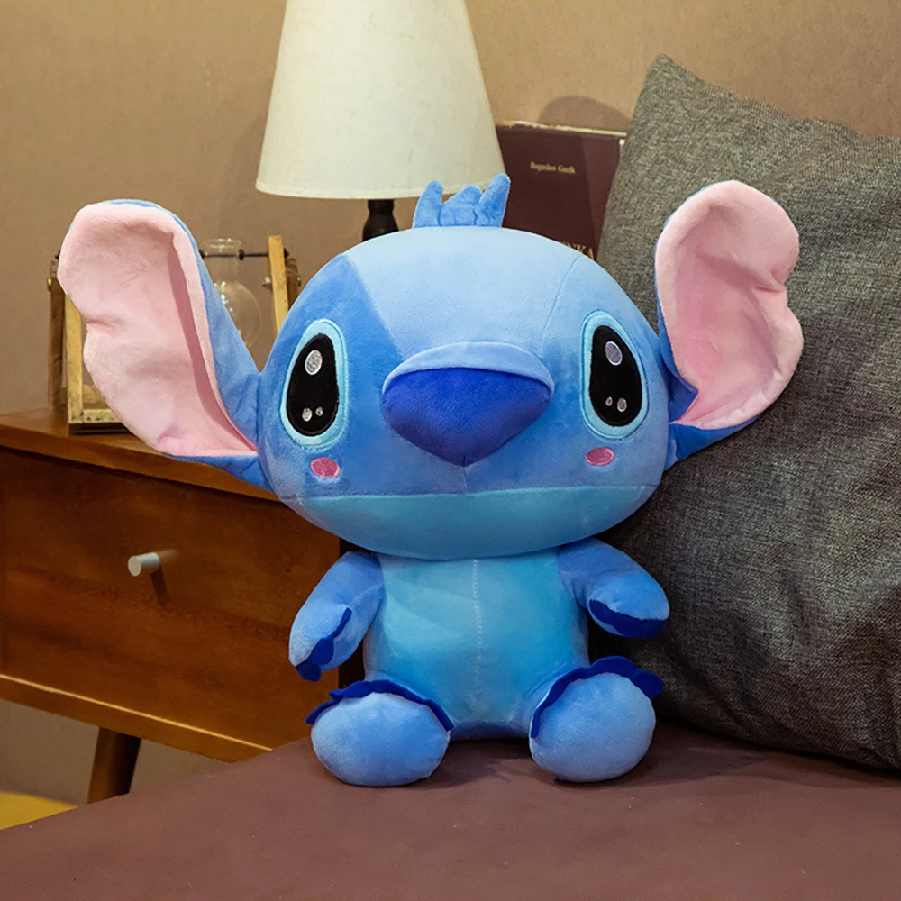 

Stitch Doll Plush Toys Stuffed Soft Pillow Plushie Doll Cartoon Cute Bee Doll Sofa Bedroom Cushion Home Decor Kid Doll Toy Gift