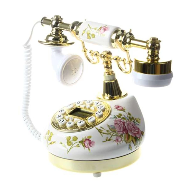 

Antique Phone Nostalgia Vintage Telephone Made Of Ceramic MS-9100