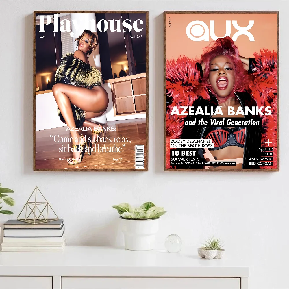 A-Azealia B-Banks плакат наклейки художественные настенные фрески Декор игровой комнаты