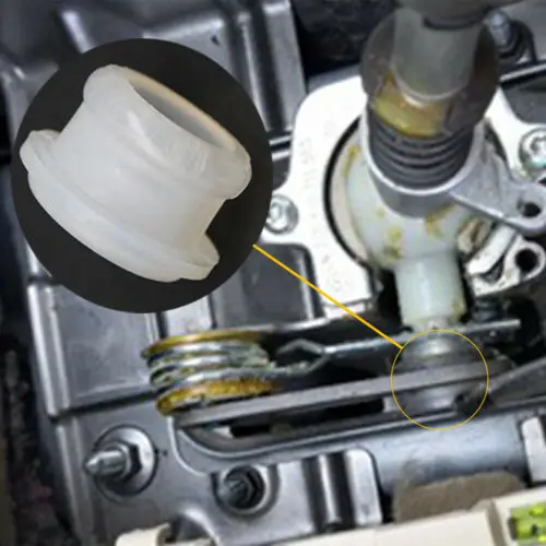 

Durable Useful Brand New Interior Bushing Gear Shift Lever Rubber White Accessories First Gear Head Shift Lever