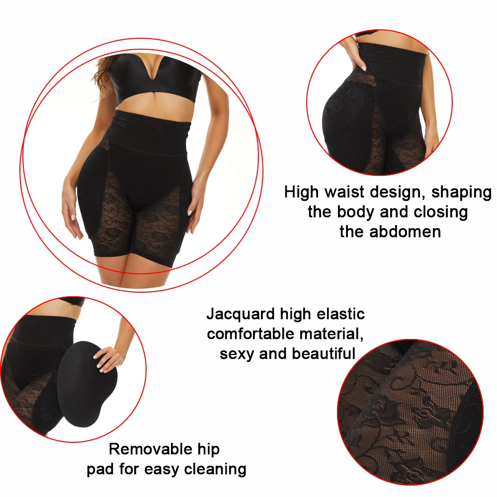 SEXYWG Wommen Butt Lifter Hip Padded Shaper Panties Woman Hip Enhancer Shapwear Bodyshorts Body Shaper Control Panties