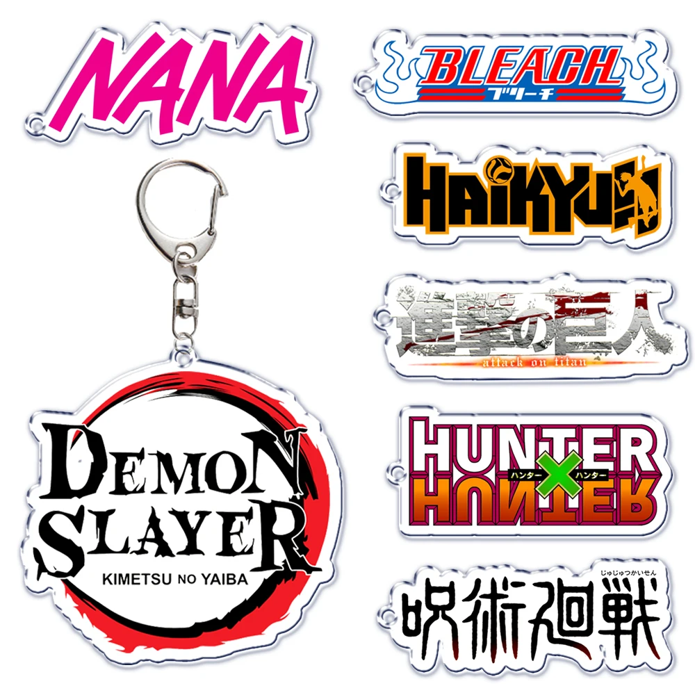 

Классический брелок в стиле аниме «тетрадь смерти», охотник X Hunter, брелок Haikyuu для мужчин и женщин, аксессуары, милая Подвеска для сумки, коль...