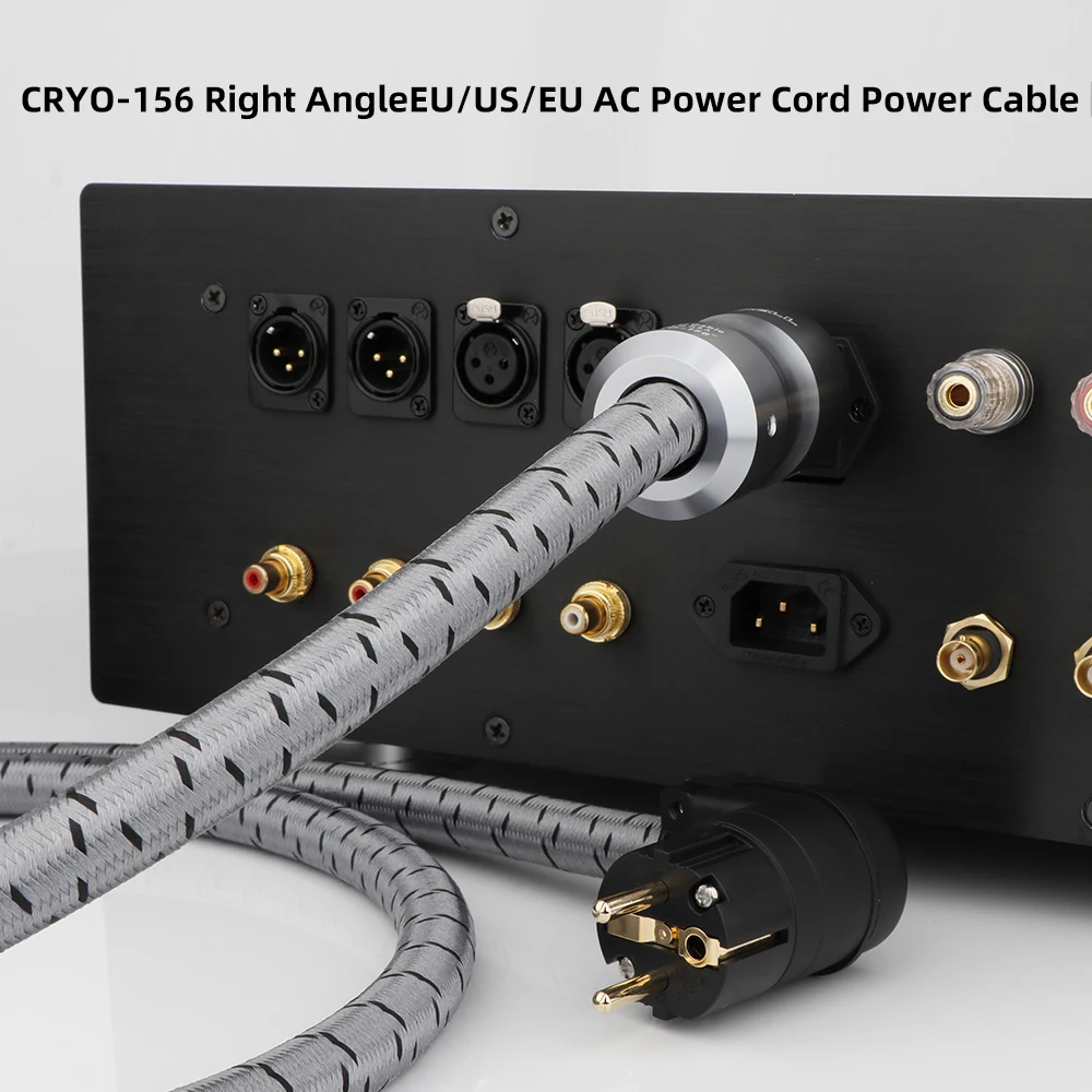 

JP KRELL CRYO-156 AngleEU/US/EU AC Power Cord Power Cable HIFI American Standard Audio CD Amplifier Amp US Power Cables