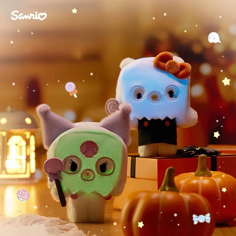 Sanrio Хэллоуин милый призрак Куроми Cinnamoroll My Melody Onpompurin Glow Kawai Hello Kitty кулон детский