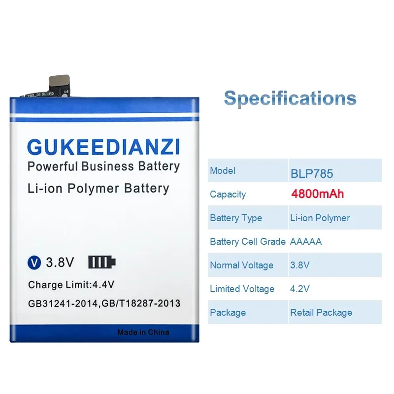 Аккумулятор большой емкости 5800 мАч для мобильного телефона OnePlus Nord Z 5G AC2001 AC2003 one