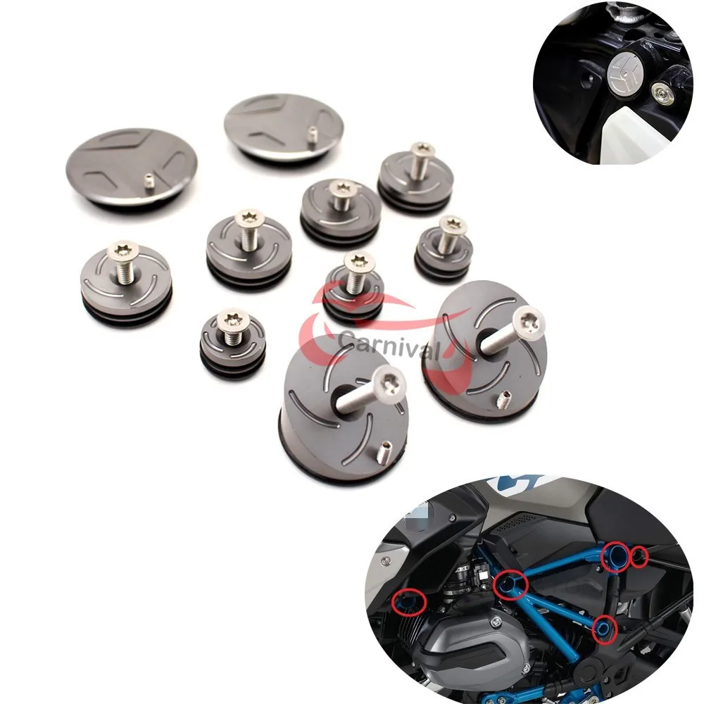 

Motorcycle accessories frame hole cover plug decoration ForBMW R 1200GS R 1200 GS R1200GS LC Adventure 2013- 2017