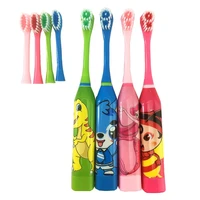 vbatty childrens toothbrush cartoon sonic electric toothbrush oral hygiene teeth care tooth brush kids battery power brush