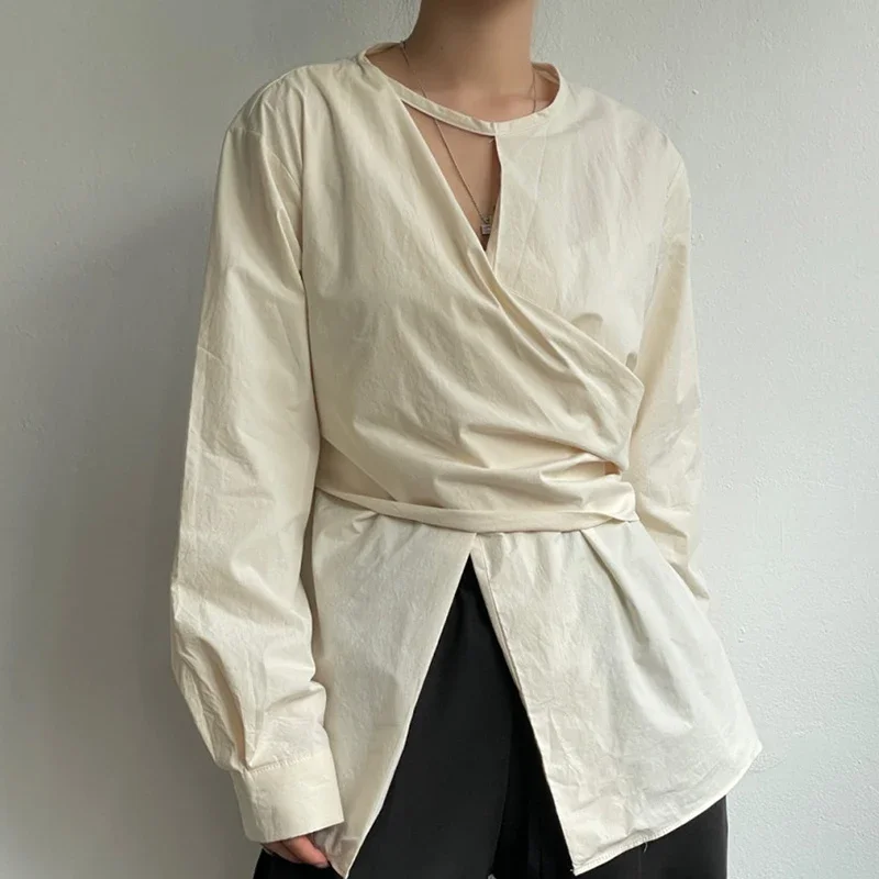 Женские рубашки Komiyama из полиэстера