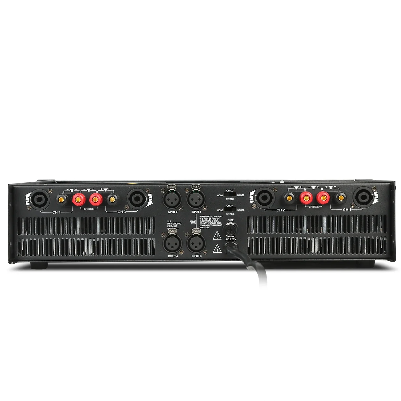 Профессиональный модуль усилителя мощности 11000S музыкальный караоке 4 канала 1100