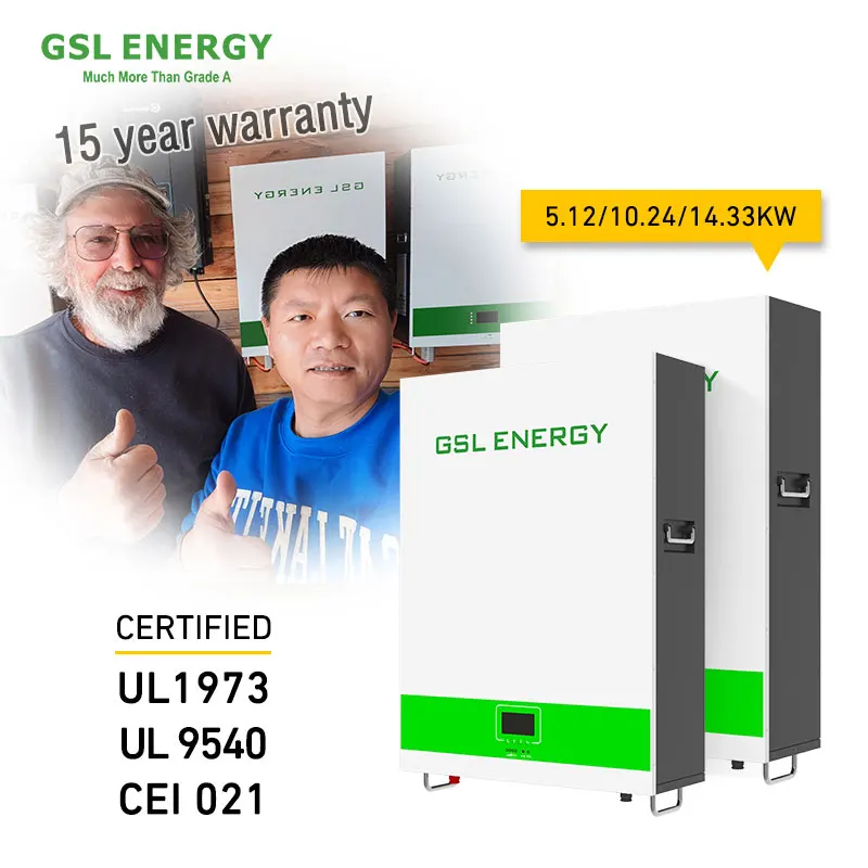 

GSL Tesla Power Wall Lithium Lifepo4 Solar Powerwall Home Battery 48V 100Ah 200Ah 400Ah 5Kwh 10Kwh 20Kwh Solar Energy Systems