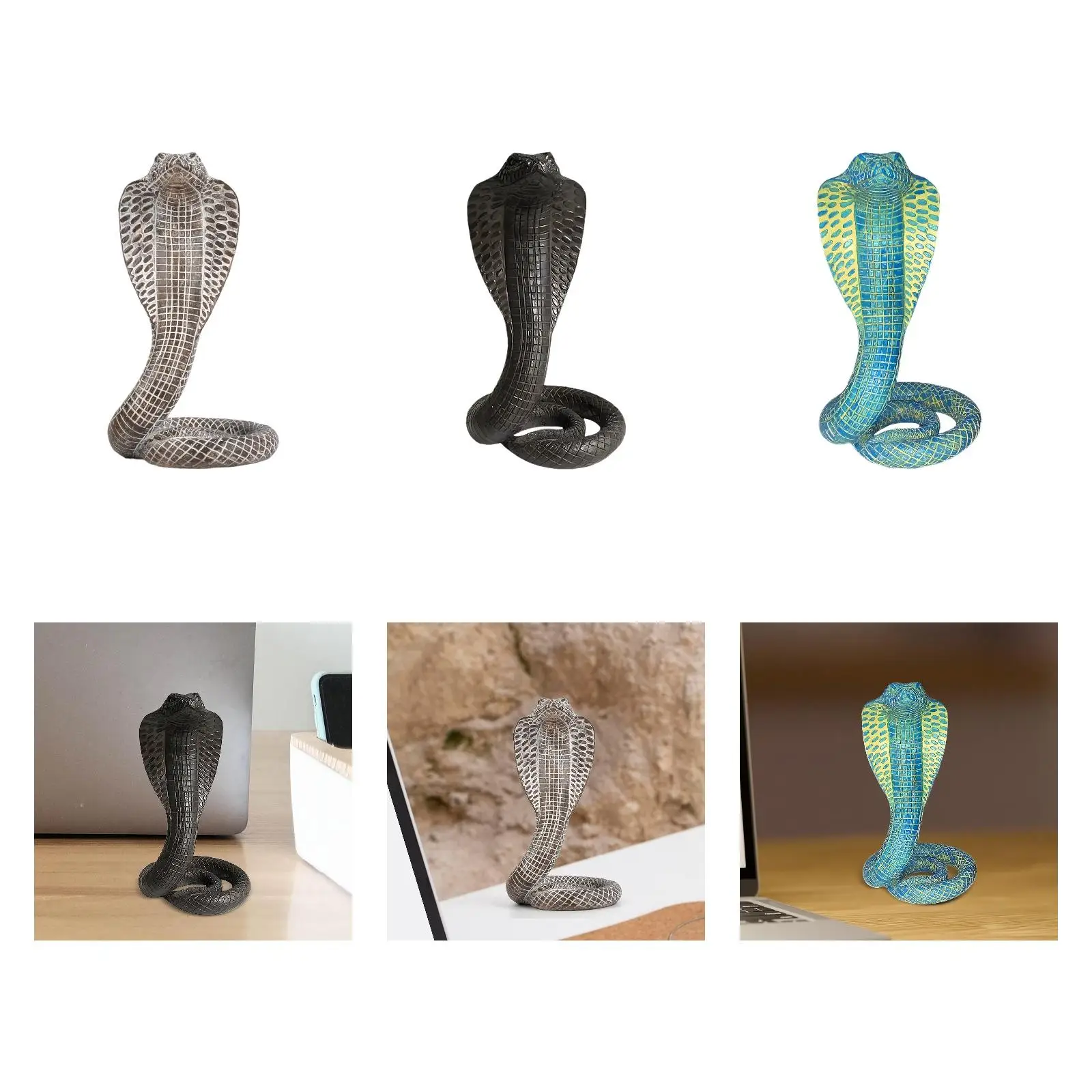 Статуя змеи уникальное произведение искусства прочная коллекционная фигурка из