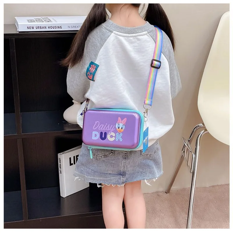 Disney Shoulder Bag for Kids Boy Girls Cute Mickey Mouse Crossbody Bag Minnie Mobile Phone Bag Toddler Purses Free Shipping