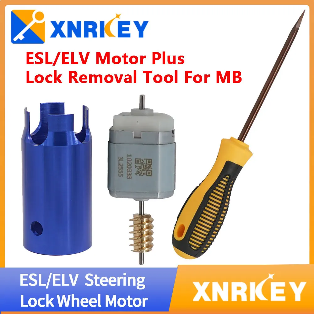 XNRKEY НОВЫЙ ESL ELV замок рулевого колеса для Mercedes Benz двигатель и открытый штифт для втулки специальный инструмент EIS EZS утилита для удаления блокировки CW XNRKEY НОВЫЙ ESL ELV замок рулевого колеса для Mercedes Benz двигатель и открытый штифт для втулки специальный инструмент EIS EZS утилита для удаления блокировки CW