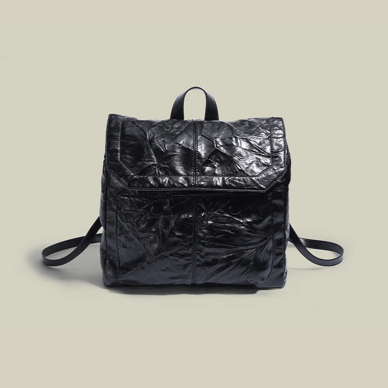 Модный вертикальный квадратный Блестящий Большой Вместительный рюкзак в