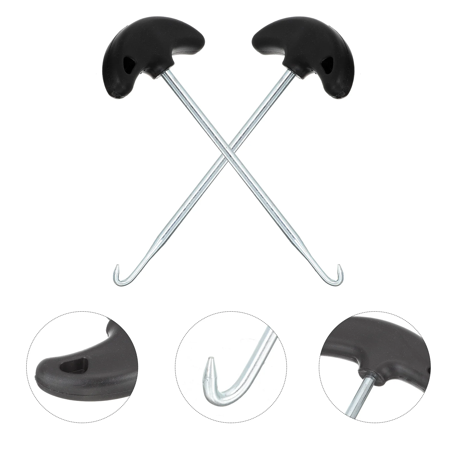 

2 шт., пружинный инструмент для затяжки шнурков, из нержавеющей стали