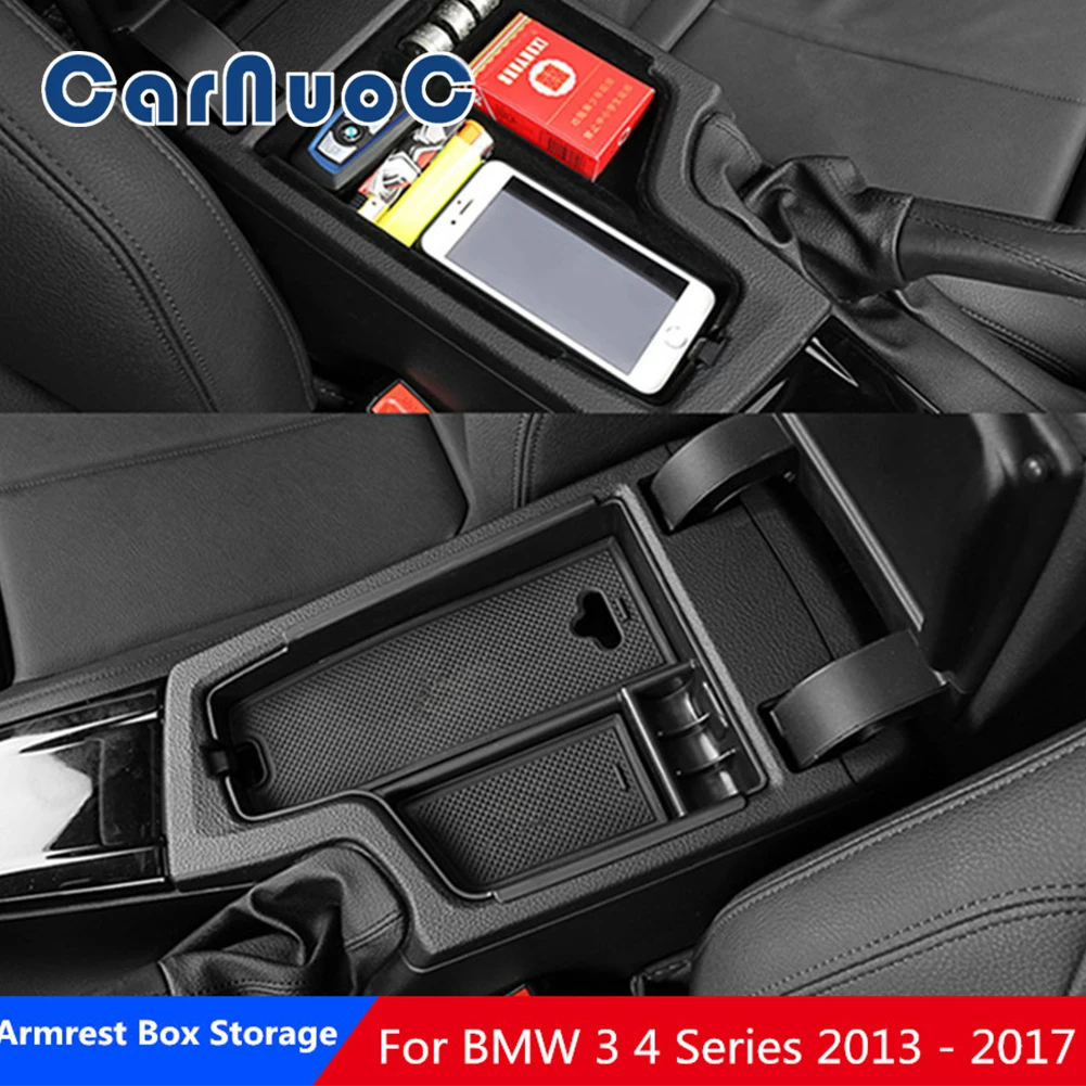 

Front Doors Interior Container Armrest Storage Boxes Box For BMW 3 4 Series F30 F31 320i 325i F32 F33 2013 - 2017 accessories