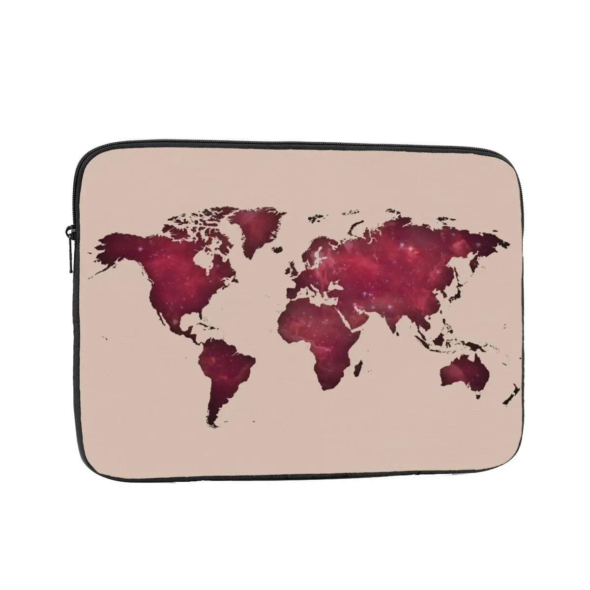 

Redish Worldmap World Map 12 13 15 17 Inch Laptop Sleeve Case Notebook Bag Case Retro Shockproof Case Bag