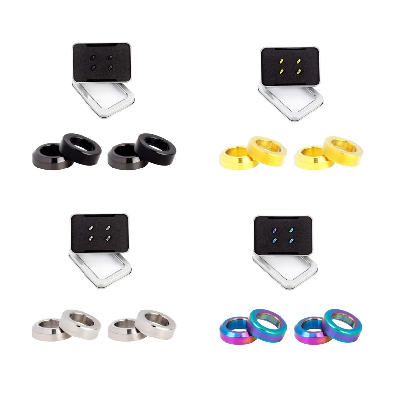 

4 шт./комплект, вогнутая и выпуклая шайба из титана M6