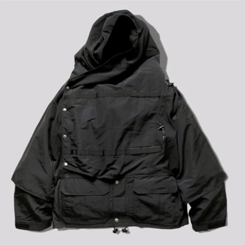 

Куртка KAPITAL Мужская однотонная, непродуваемая универсальная свободная повседневная верхняя одежда в стиле ретро, с соединением, осень 2023