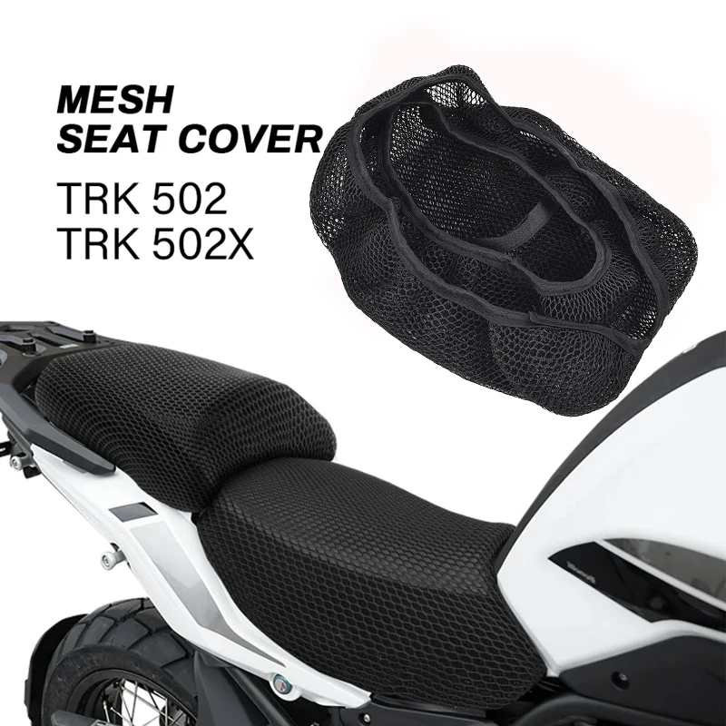 

3D-сетчатый Противоскользящий Чехол На Сиденье Для Мотоциклов Benelli TRK502 TRK 502 TRK 502X: Дышащая Водонепроницаемая Поду...