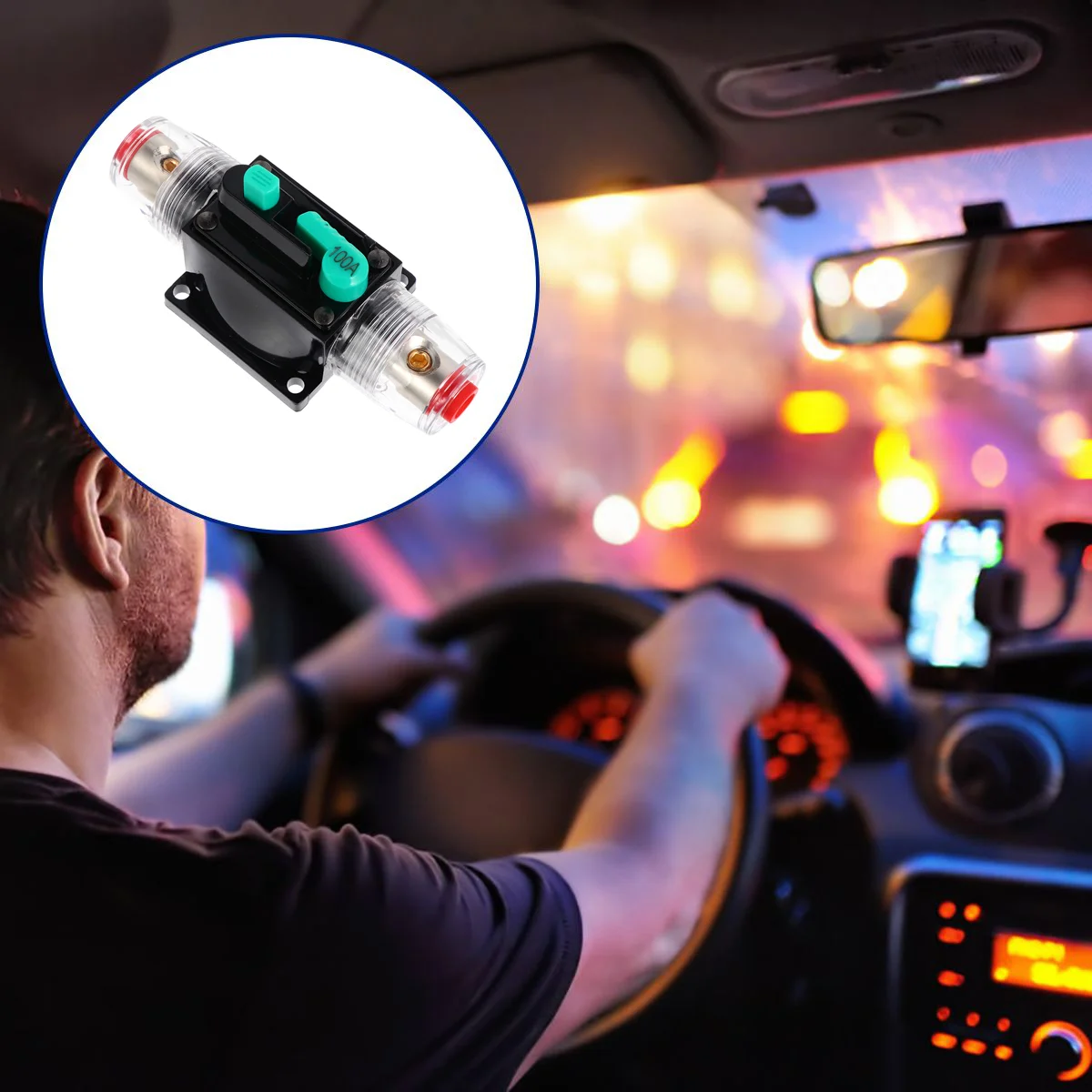 

Car Circuit Breaker Manual Reset Switch Parts Fuse Automatic Recovery Inverter Overload Protection