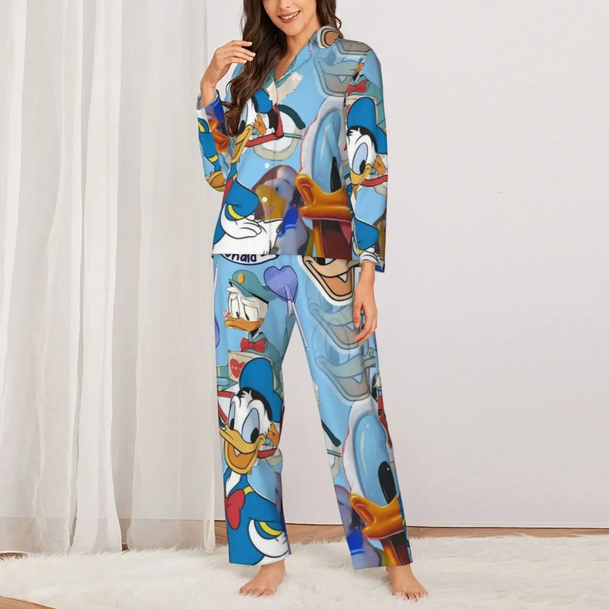 Женская пижама Disney Дональд Дак комплект из 2 предметов домашняя одежда женская