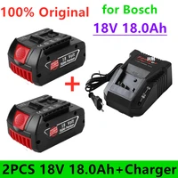18v 18 0ah 18000 mah rechargeable li ion battery portable replacement battery backup battery indicator light for bosch bat609