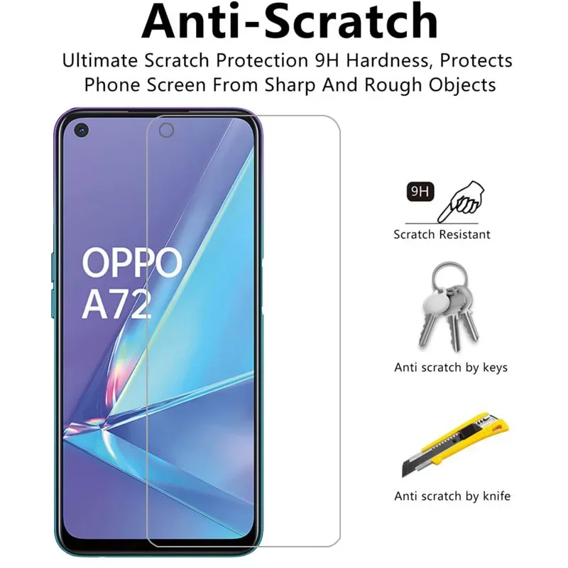чехол для oppo a72 защитная пленка экрана из закаленного стекла на oppoa72 a 72 72a 6 5 сумка