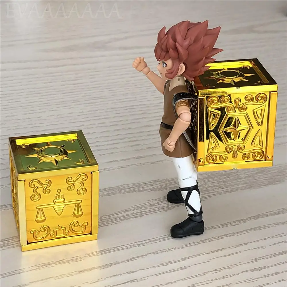 Фигурка Рыцари Зодиака ST Model Saint Seiya подвижная ПВХ фигурка Овен му из ткани с