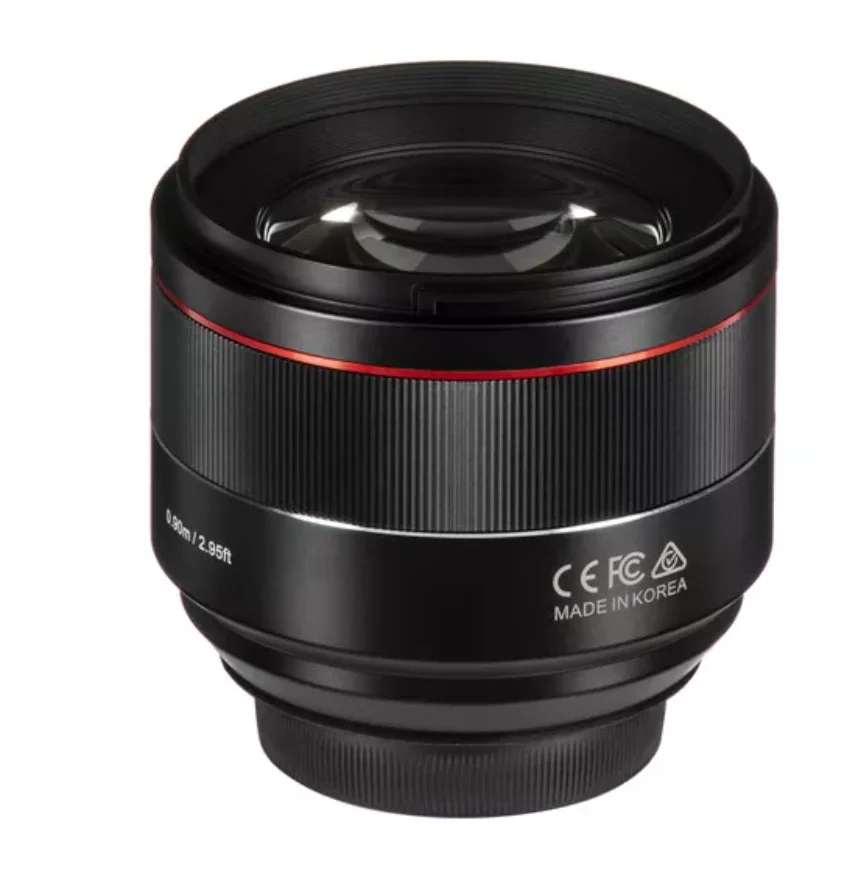 Объектив для камеры Samyang af85 мм F1.4 EF с автофокусом двигателем DLSM AF полноразмерная