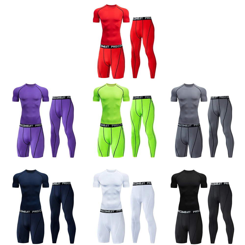 

Men MMA Boxing Jerseys Muay Thai Compression Kickboxing Sport Sets Men T Shirt Rashguard Jiujitsu Jogging Gym Fitness Tracksui