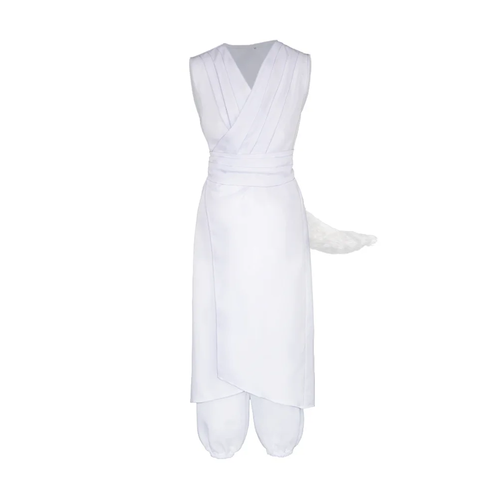 Костюм для косплея с ушами и хвостами аниме Yoko Kurama Shuichi костюм YuYu Hakusho белой лисой