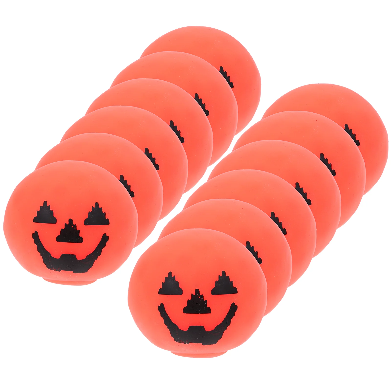 

12pcs Office Toy Halloween Pumpkin Squeeze Ball Halloween Squeezing Plaything