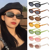 retro oval sunglasses small frame womens sunglasses gothic sun glasses for womenmen streetwear eyewear