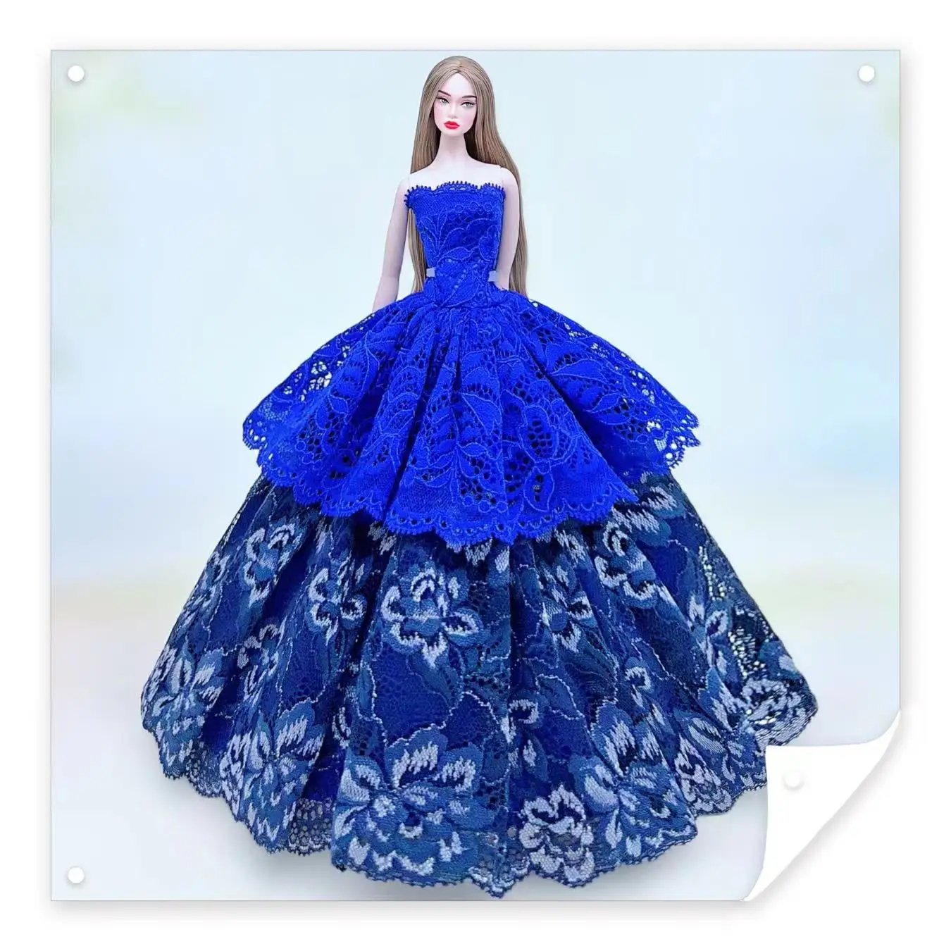 For Barbie Lot Elegant Lady Wedding Dress For Barbie Doll Clothes Princesa For Barbie Dress Long Dress Accessories