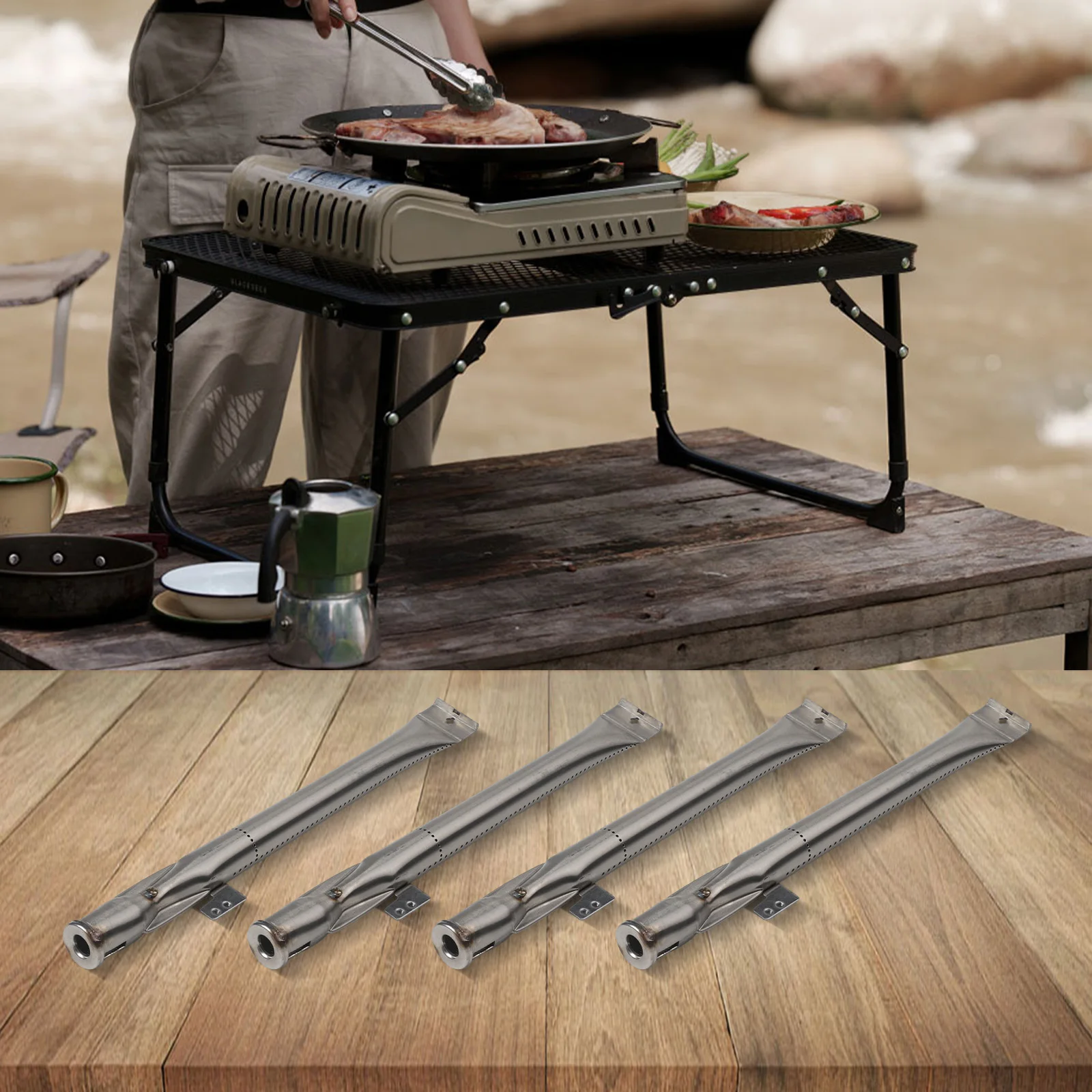 Фото Сменные горелки из нержавеющей стали для моделей гриля Nexgrill 7200783E 7200830A 7200830D 7200888 и 7200830A №4