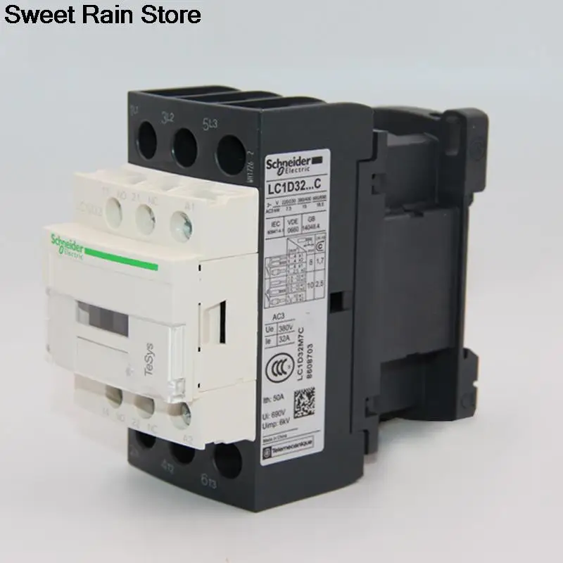 Kontaktor LC1D09 LC1D12 LC1D18 AC Schneider Merajut LC1D BC7 F7C M7C Q7C 24 В 110 220 380