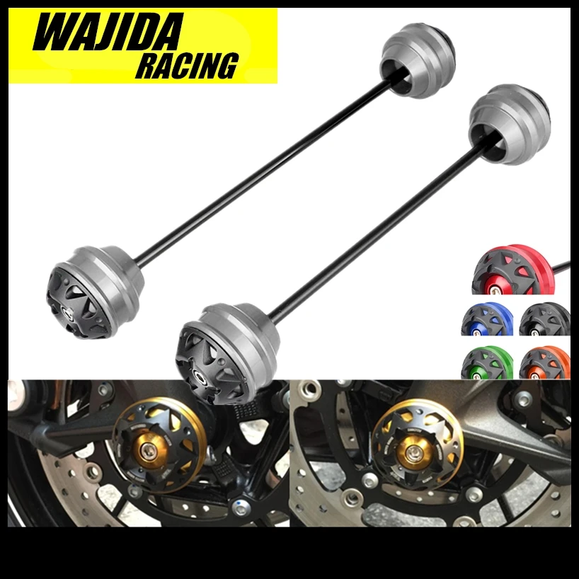 

Front Wheel Protector Axle Fork Crash Slider For TRIUMPH THRUXTON R RS 16-20 THRUXTON 900 06-16