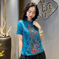 new womens tops chinese style traditional daily hanfu tang suit ancient chinese clothes for women gorgeous embroidered clothing