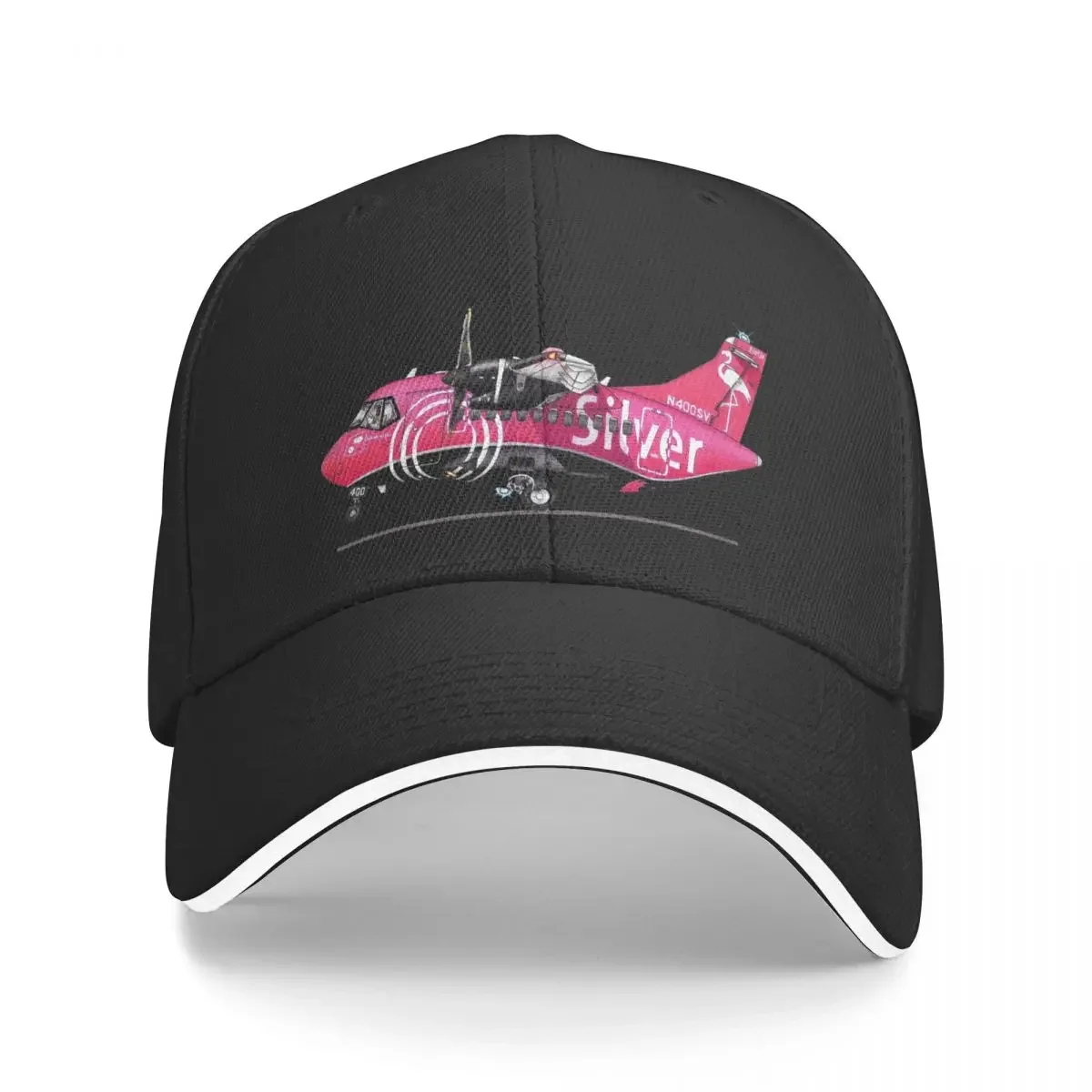 Бейсболка с рисунком ATR 42-600 серебристая дышащая одежда для гольфа женские и